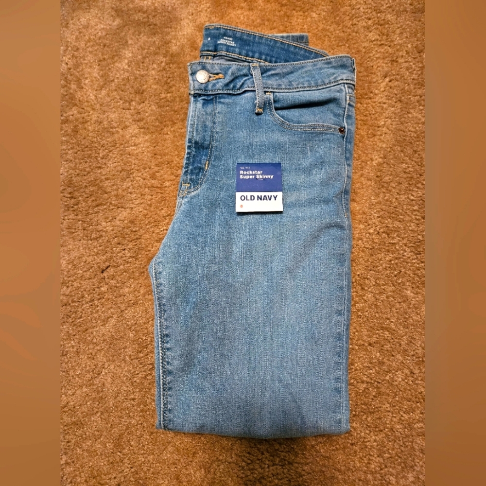 Size 8 Old Navy Super Skinny Rockstar Jeans